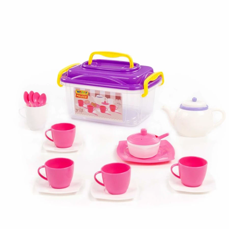 Alice Children's Tableware Set for 4 Persons (19 Elements) (in a container), Article No. 58980