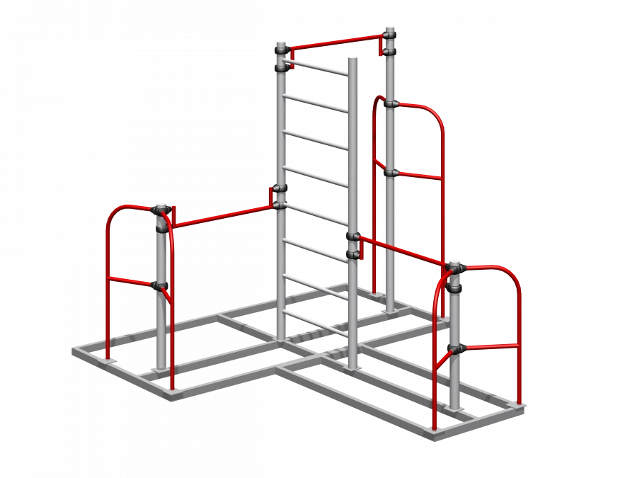 Sports equipment - Trestle bar on frame (without flooring) Romana 204.26.00