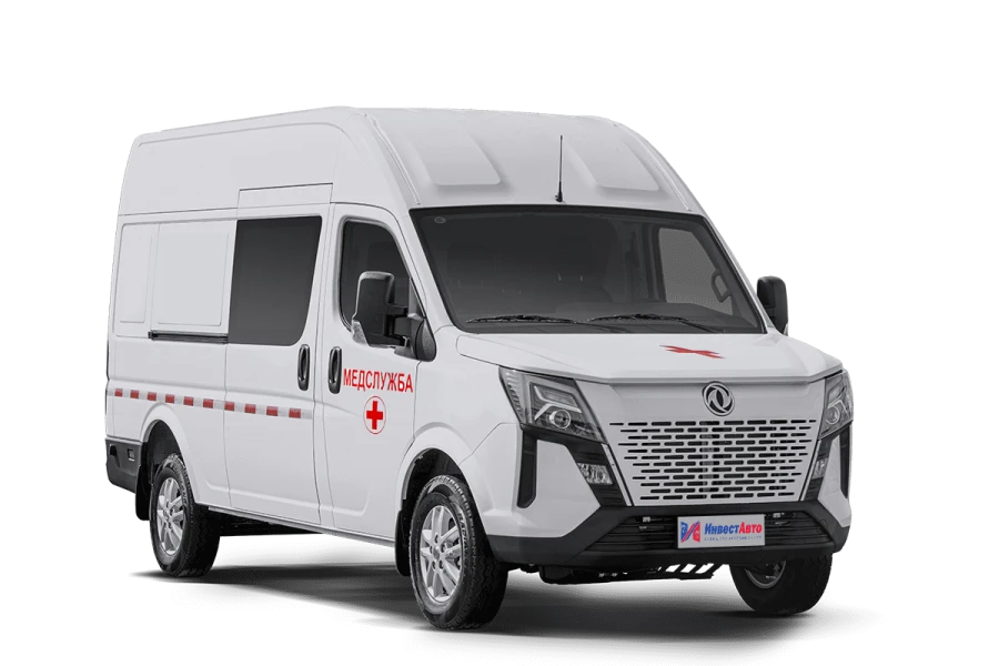 Medical service vehicle N1JF. modification JFMESL on the base vehicle JUNFENG K33 mod. K32-5651, K33-5661, K33-5161, K39-56
