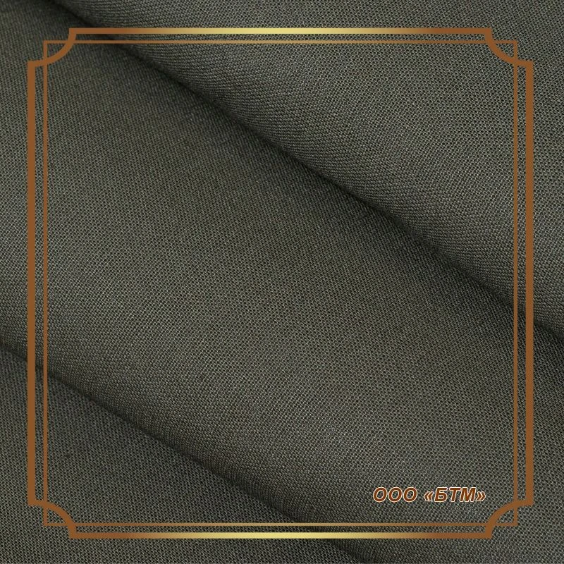 Ready-made cotton fabric, dyed calico, article 262 GOST olive