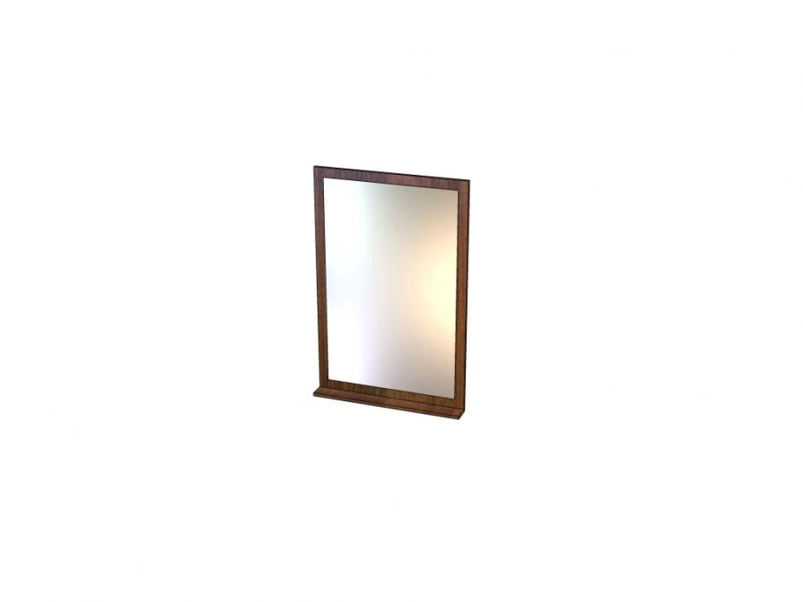 Shelf with mirror