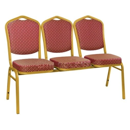 Section for multiple seats upholstered in fabric, not reclining, art. no. 071/2023