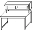 Laboratory table for chemical studies ??-1
