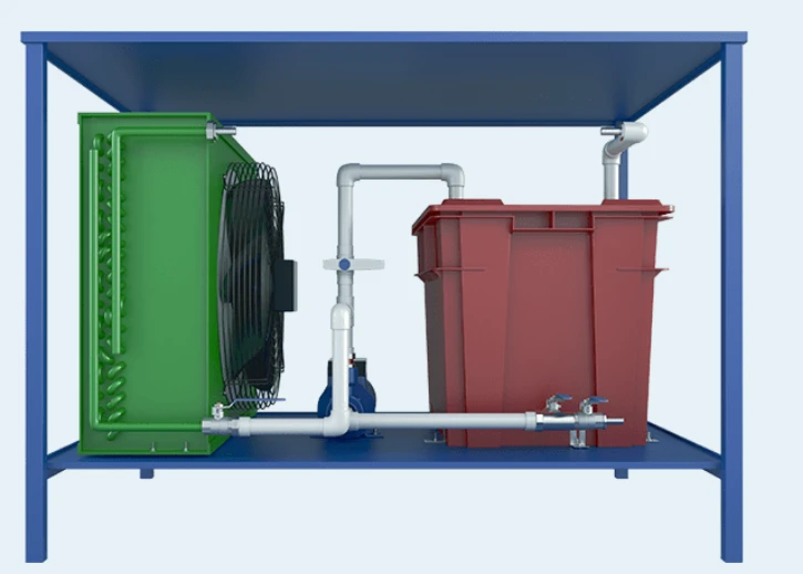 Pumping station for autonomous water supply of laboratory installations (GD-NS )