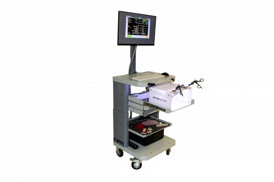 BESTA.guru, virtual augmented reality simulator for practising endoscopic surgery skills