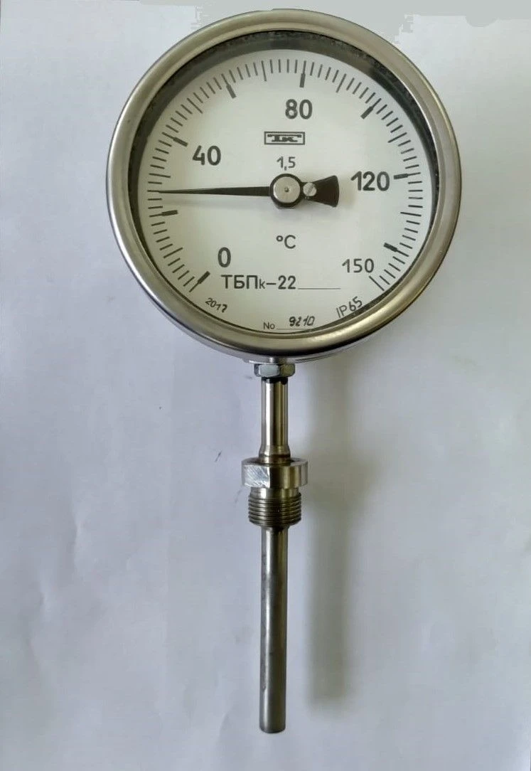 Bimetallic indicating thermometer TBPk - 22