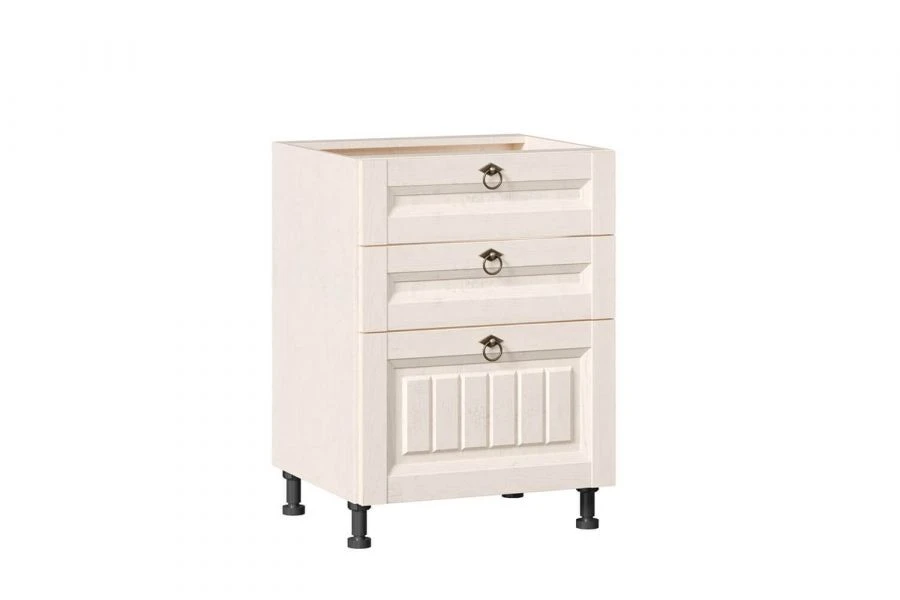 Type 4 LD.270140.000 Kitchen cabinet 600 with 3 drawers body (Oak Provence )