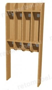 Floor towel rail 5-seater