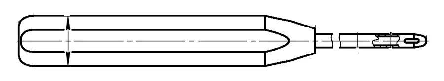 Guide for trocar 3.0 mm, article OM.014.20.00