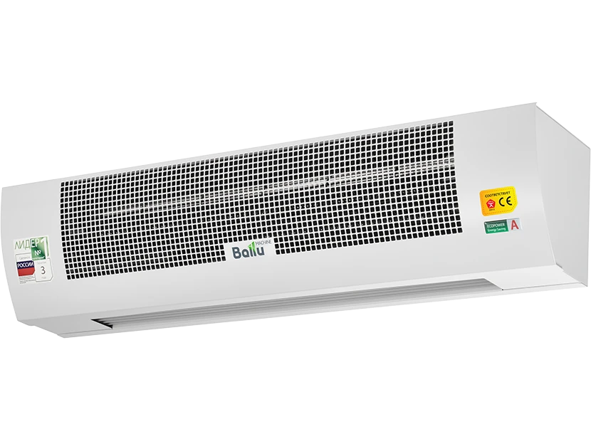 Stationary electric heat curtain with water heat exchanger, "BALLU" trade mark, model BHC-M15W20-PS