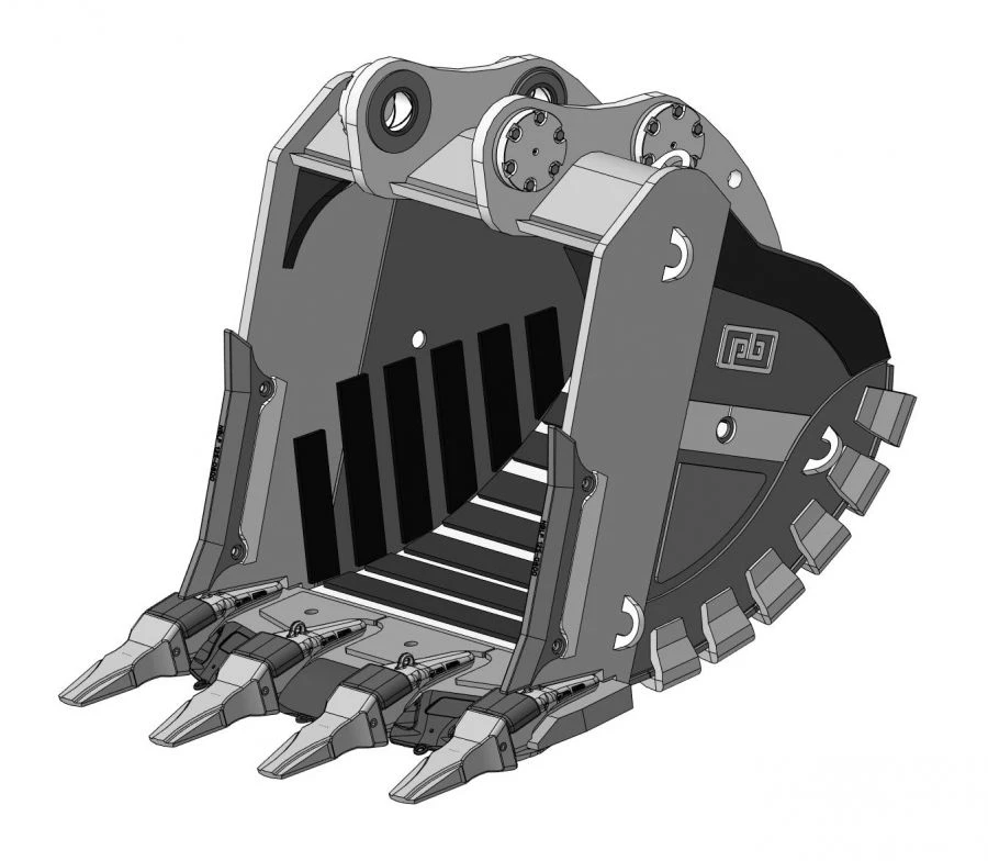 Heavy duty rock bucket RDX-83.20-M2