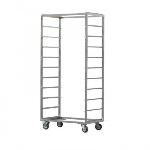 Pin trolley for trays and gastronorms