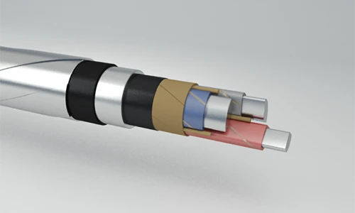 Power cables with aluminium conductors with paper impregnated insulation, in aluminium sheath, for voltage 6-10 kV grade AAP