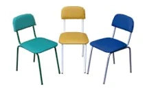 Children's chair for pre-school institutions not height adjustable metal frame Art. 00026