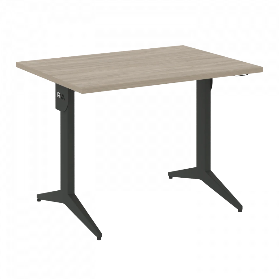 Metal-framed tables of X-Pull series.