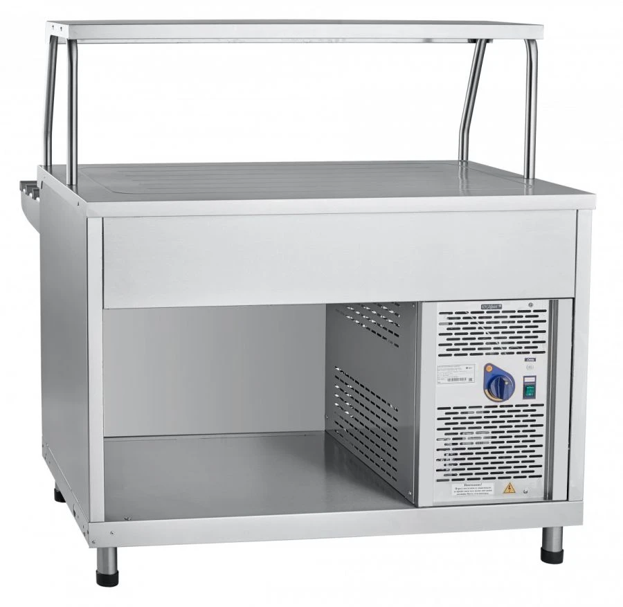 Refrigerated high-temperature display counter with neutral cabinet PVV(H)-70KM-NSh (Kashir.)