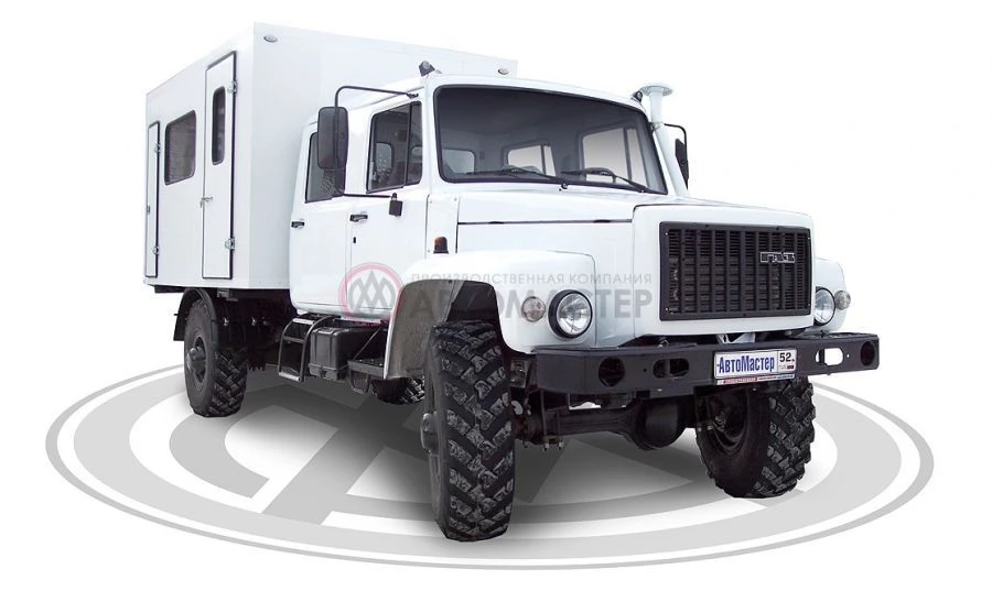 Mobile workshop, modification 2322VS on the basis of chassis GAZ modification 33088, diesel engine