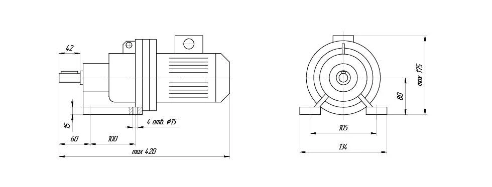 MVz-80 — Overall Dimensions