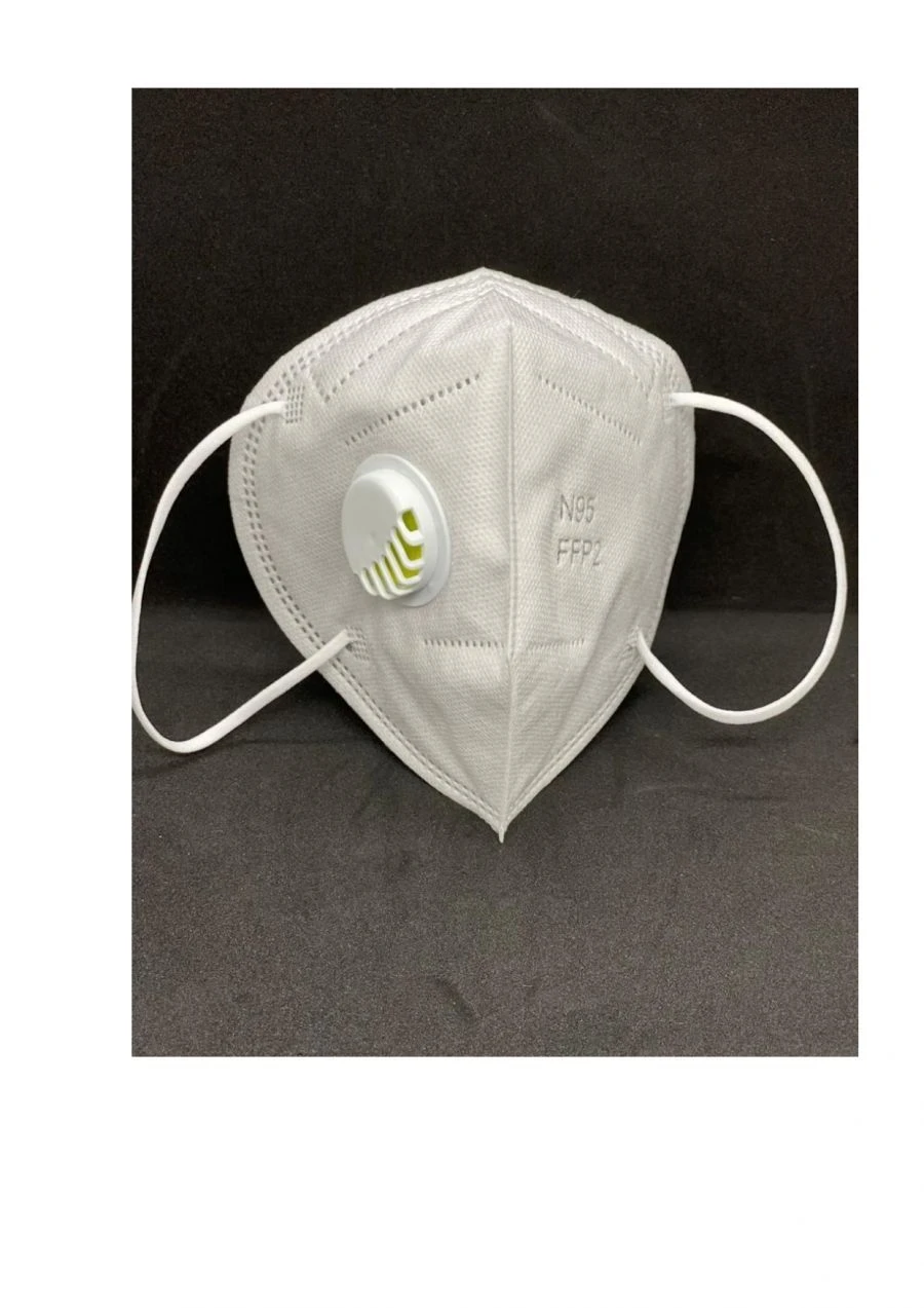 Non-woven disposable respirator, protection class N95/FFP2 with valve