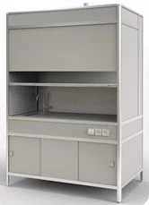 Fume cupboard PGL LA VSH2 universal; with inclined screen
