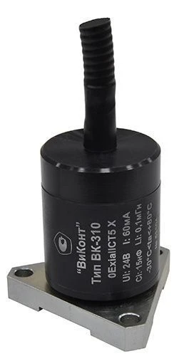 Piezoelectric vibration transducers with preamplifiers VK-310 series