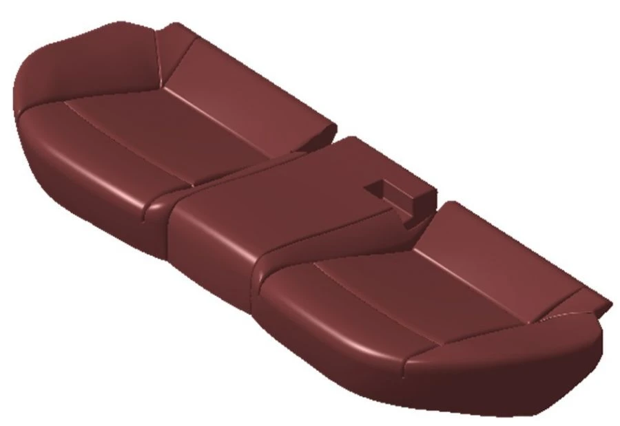 Rear seat cushion (FBr PE)