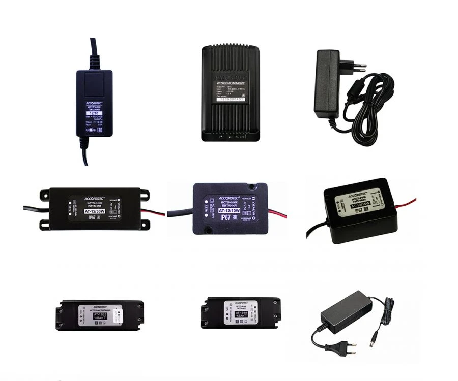 Stabilised power supply of AT series