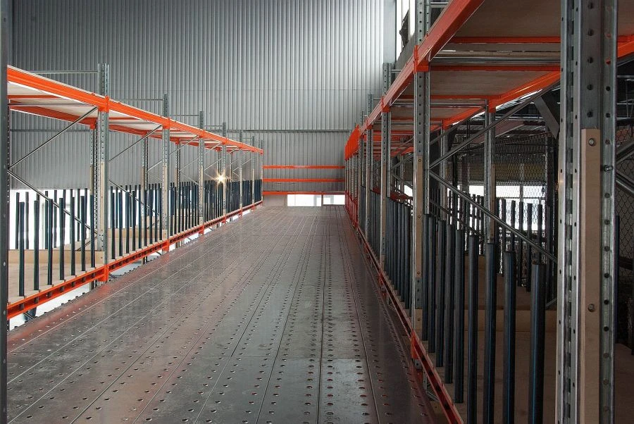 Mezzanine racks
