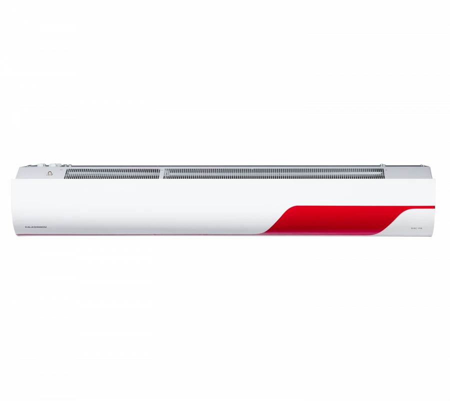 Stationary electric air curtain without heat source, KALASHNIKOV trade mark, model KAC-PA4520A WhiteRed