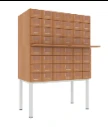 Catalogue cabinet, 2-module 48 drawers (6x8), on supports