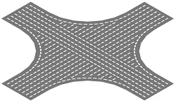 Bottom base of radius X-branch cable gutter DKO 000 X, with overall dimensions from 150 mm to 1000 mm, with thickness of metal f