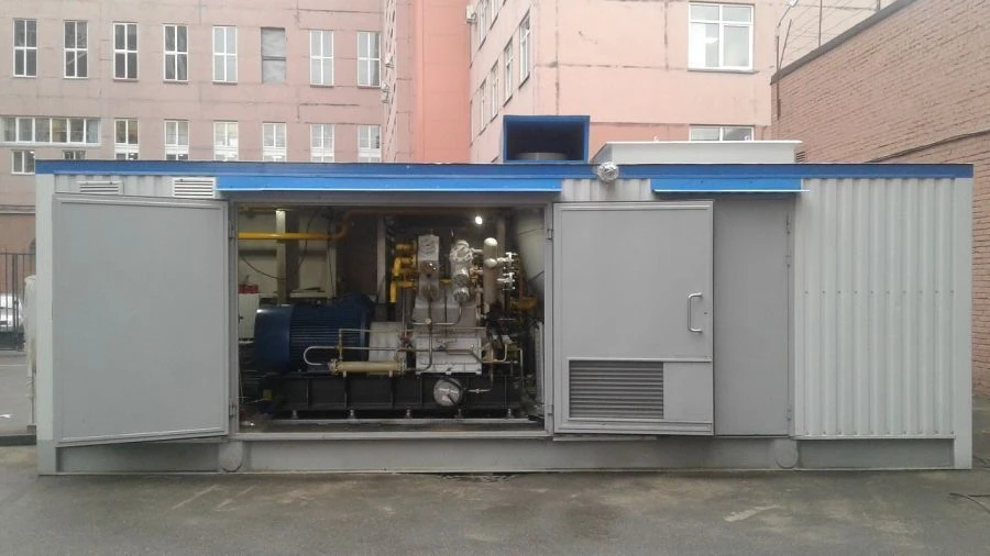 Automobile gas-fuelling compressor station AGNKS