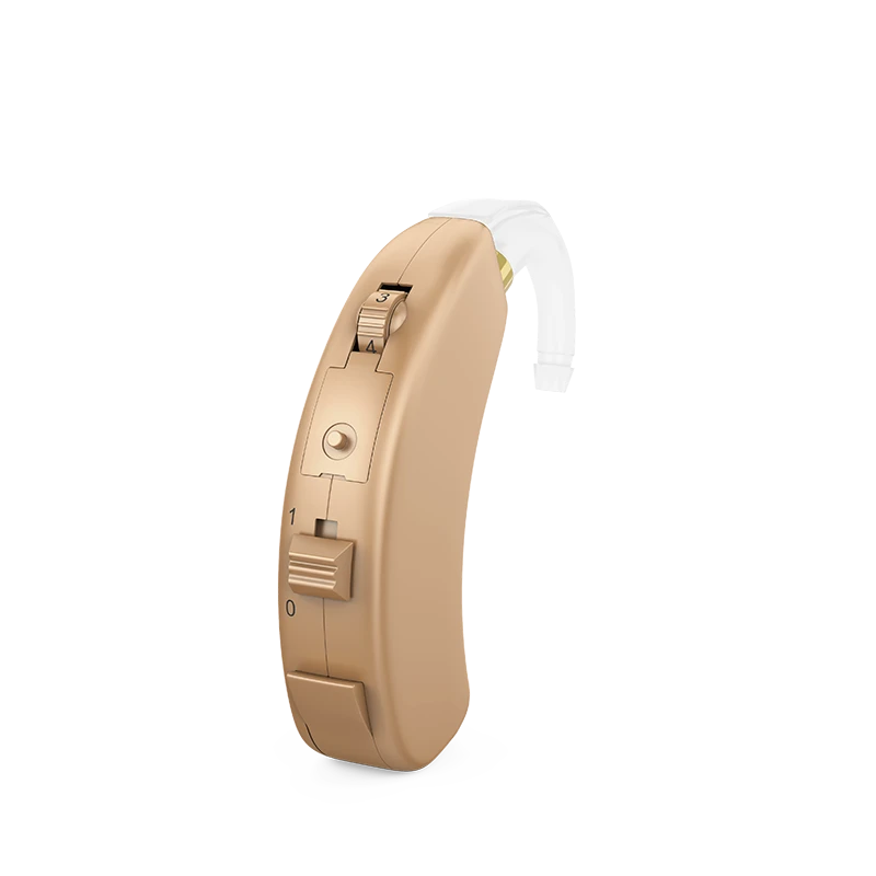 Electronic digital programmable hearing aids of the behind-the-ear type of air sound conduction according to TU 9444-021-9330792