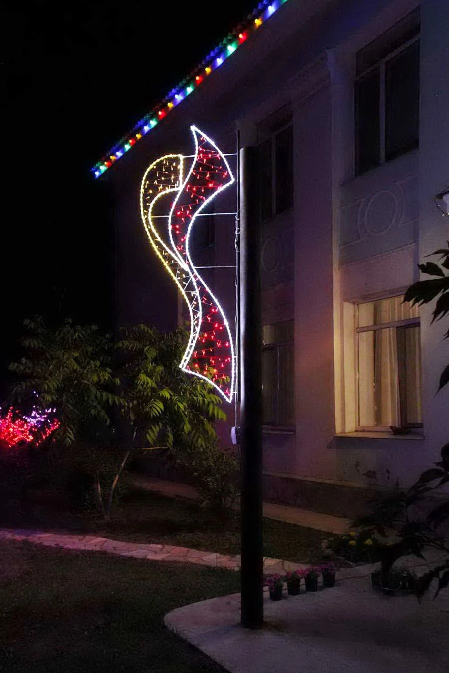 LED console (LED panel) "Adler" - decorative street lamp on brackets (modifications 220V, 24V,12V),