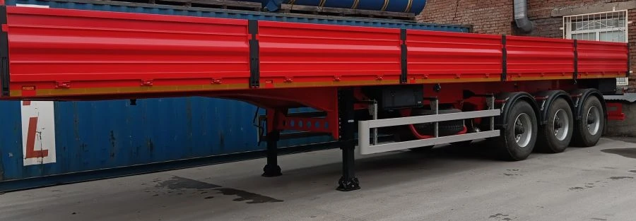 Semitrailer 98134B (loading space design - load-bearing frame, platform, sides)