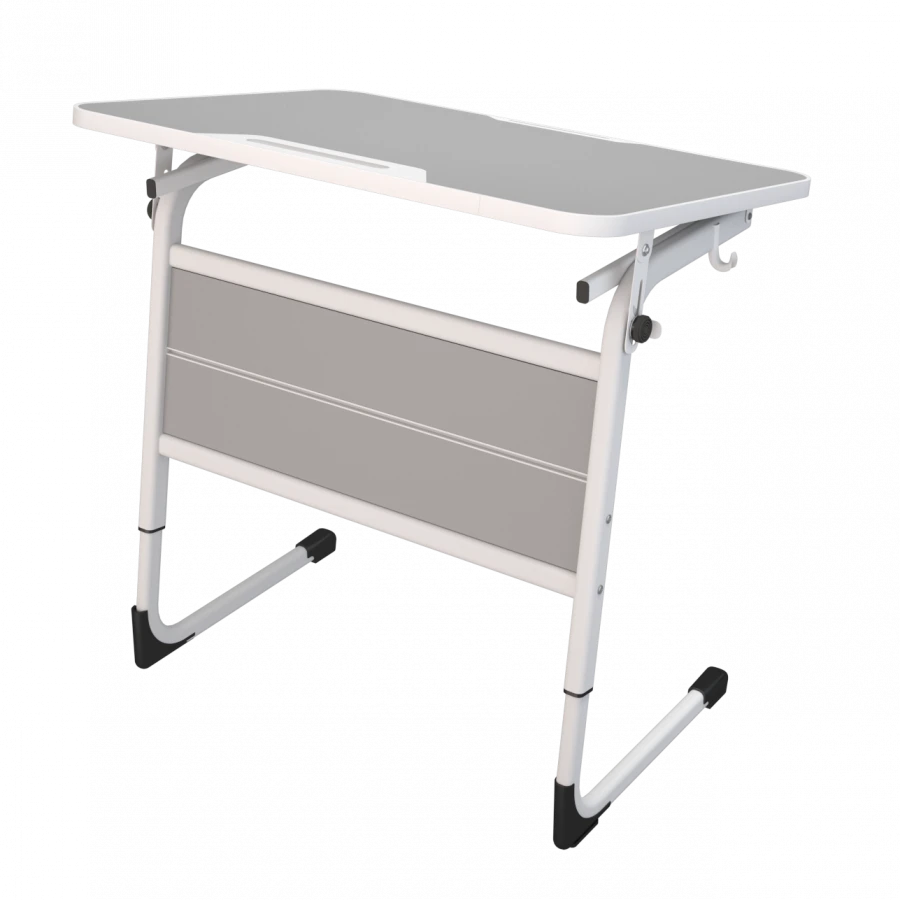 Pupil's table AGAT 01.03.07.01 (single-seat. adjustable, with adjustable angle of table top inclination)