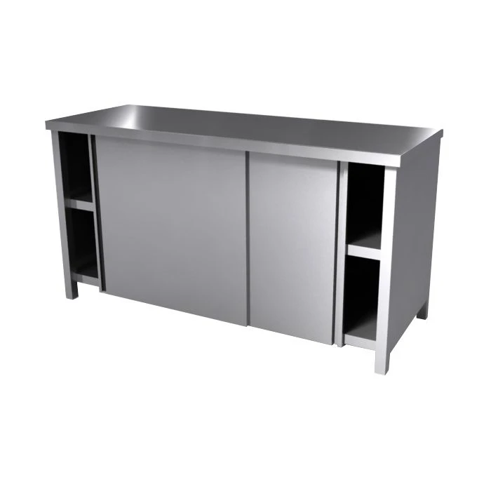 Table pedestal with compartment doors, type: STK.