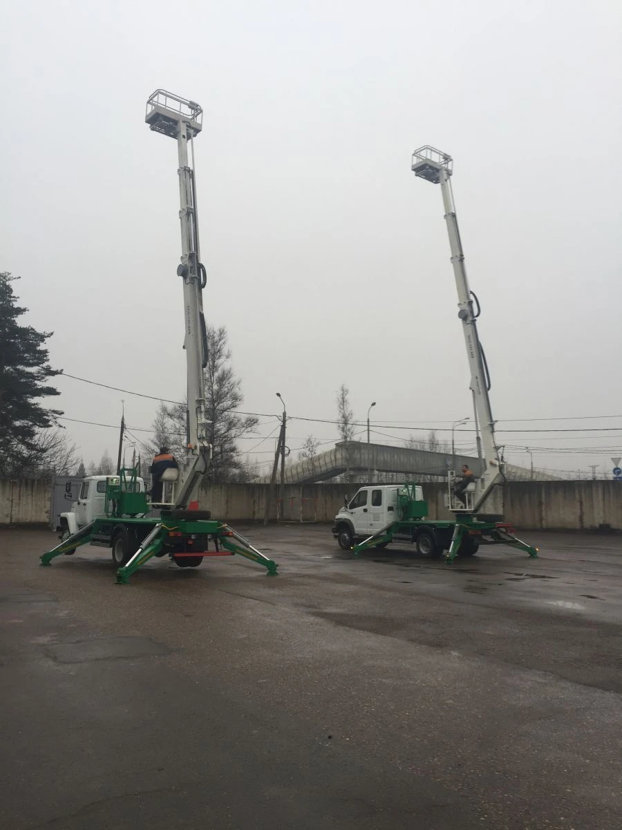 Working equipment of hoists of PSS-22 series