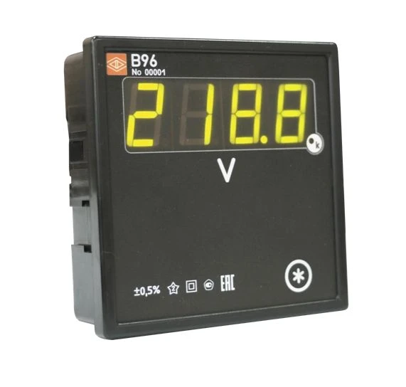 B series digital panel voltmeter: version B96