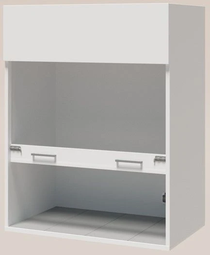 Fume cupboard table cabinet of "Edelwood" trade mark
