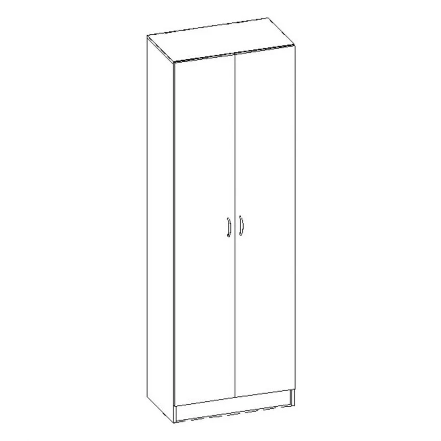 Wooden wardrobe