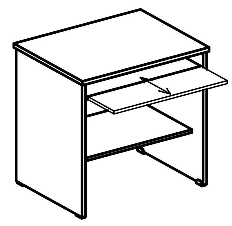 Computer desk 6033 Series "Rhythm"