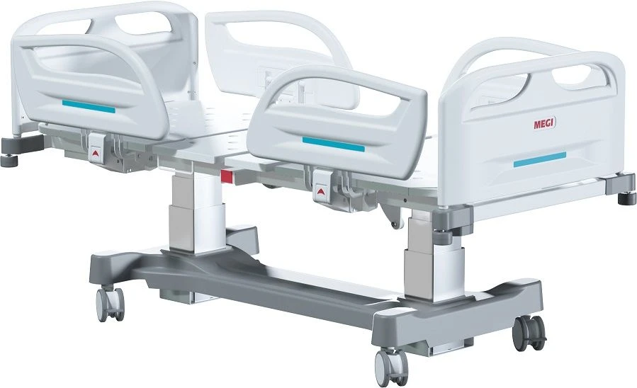MEGI Swift 2 Medical functional bed with column type electric height adjustment, plastic backrests,