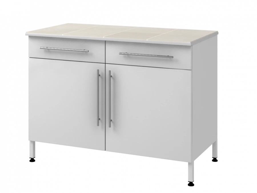 Wall-mounted table on metal pedestal 1200 PTJAKp