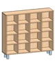 Cabinets for pots type 1