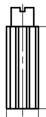 NS RM insert, revision. Diameter 20 mm. Item No. 090.205.025