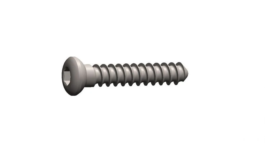 Cortical screw Ø3,5 mm, length 10 to 60 mm, 2 mm pitch, article 21.10.XX
