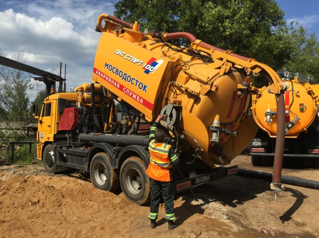 Special, sewer cleaning machine DKT-Start 310 (e5) on the chassis KAMAZ 53605-A5