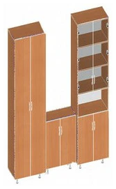 Set of furniture for teaching aids (of three modules) art.U.01.02