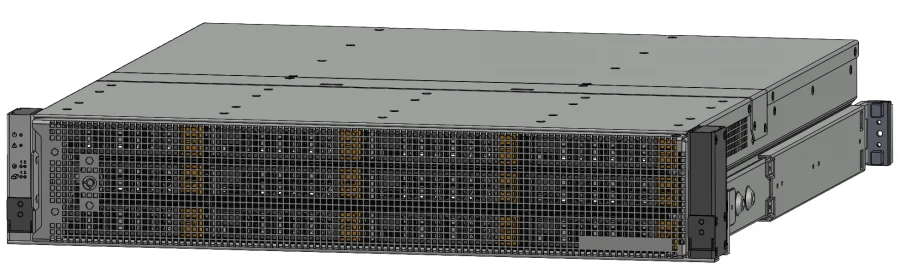 Expansion disc array for ARGO Storage System (ARGO) "Expansion disc shelf: JBOD-12", NIKA.466533.457